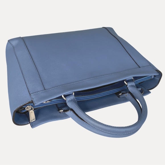 REBECCA MINKOFF Monroe leather double handle adjustable shoulder strap tote bag - Picture 8 of 11